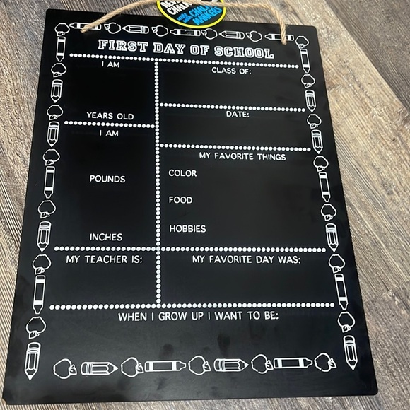 Reversible chalkboard - Picture 1 of 8